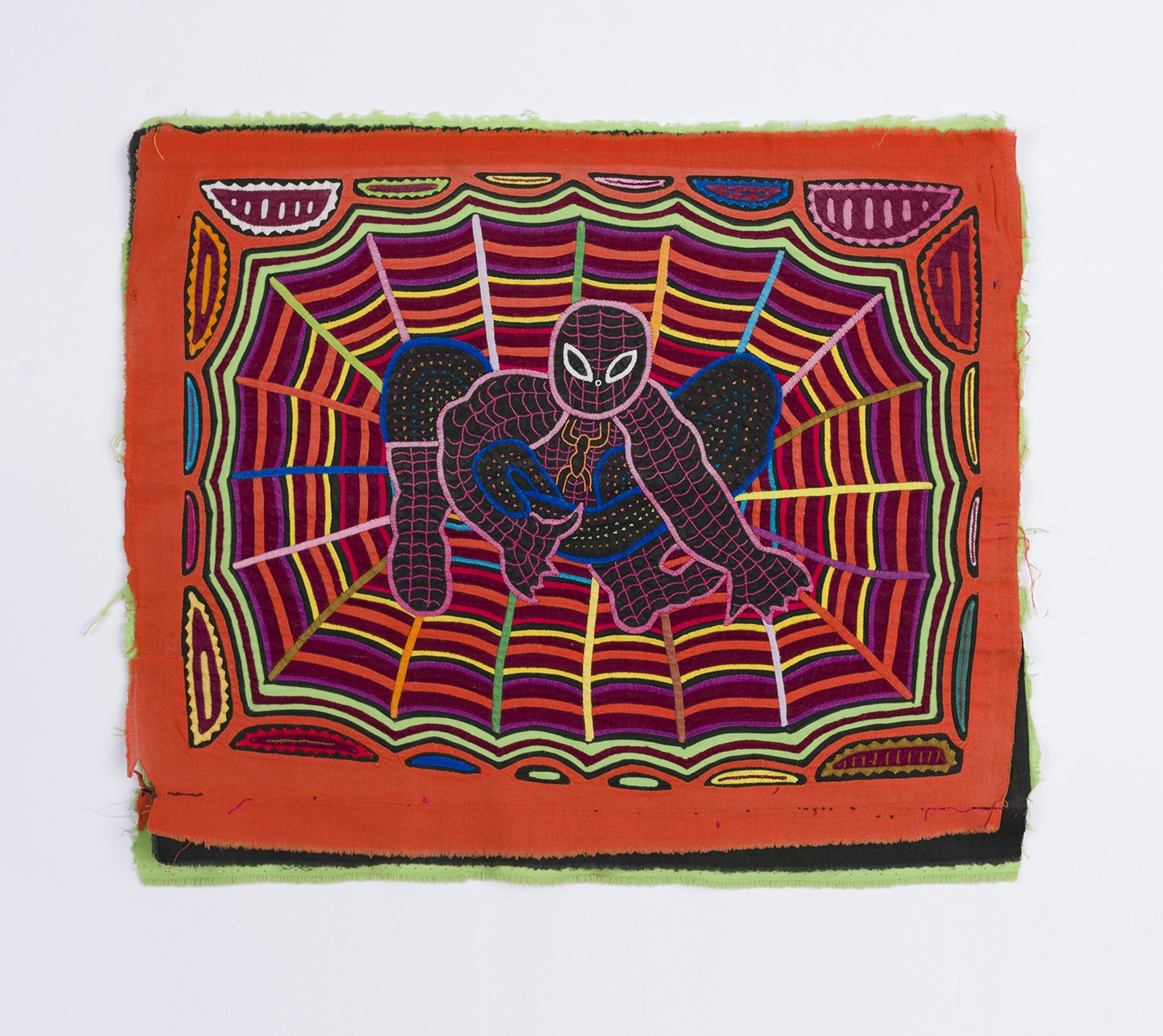 Traditional Guna mola textile art